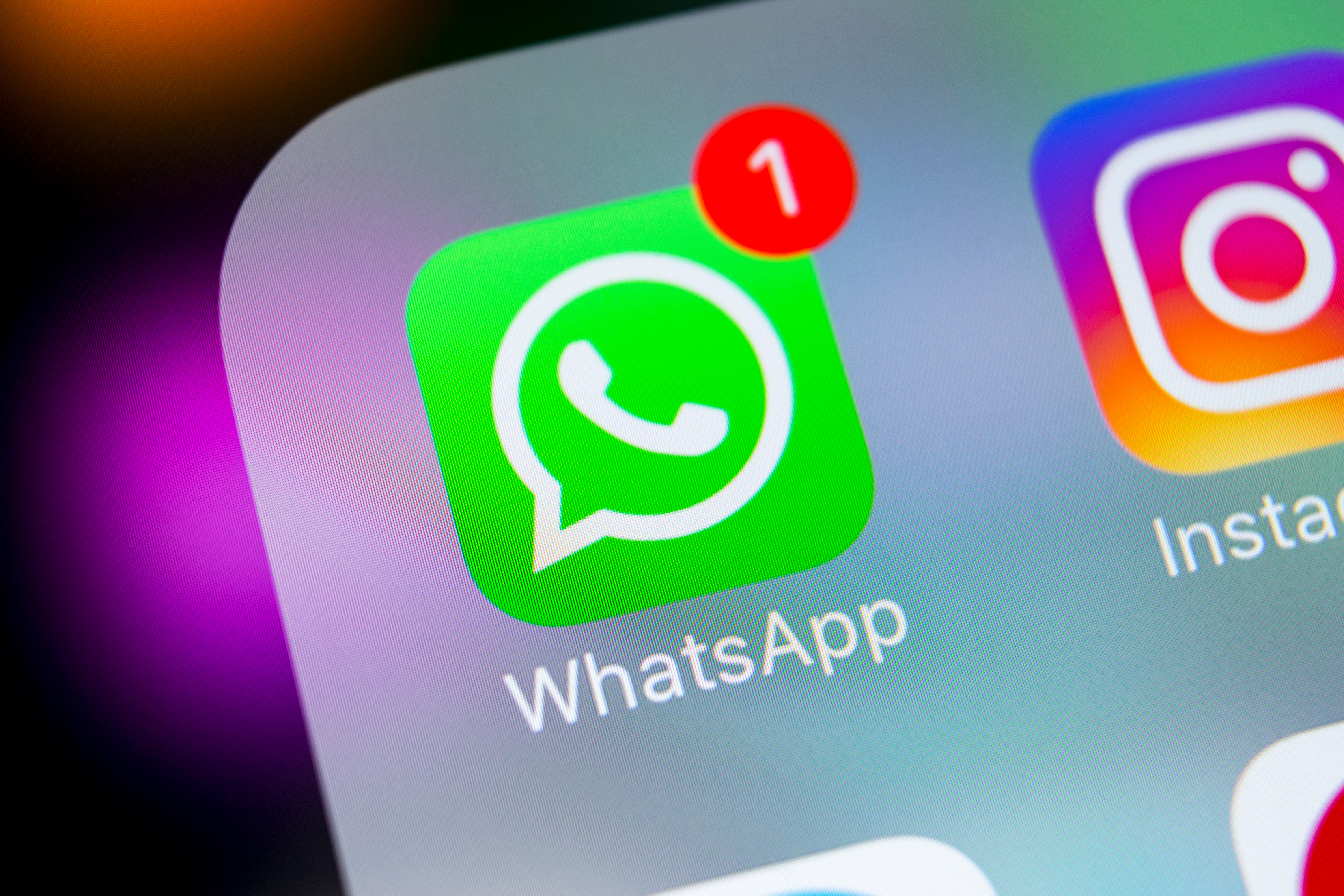 Sankt-Petersburg, Russia, March 6, 2018: Whatsapp messenger application icon on Apple iPhone X smartphone screen close-up. Whatsapp messenger app icon. Social media icon. Social network AdobeStock_291768871_Editorial_Use_Only.jpeg